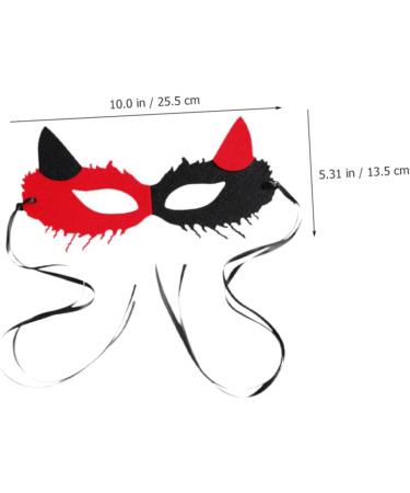 Healeved for Couple Halloween Cosplay Masks Masquerade Costume Outfits Halloween Scary Halloween Costume Mask Retro Party Mask Fox for Women - Buy Online on GoSupps.com