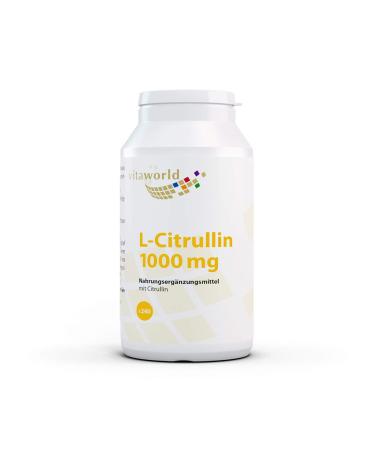 Vita World Pack of 3 L-Citrulline 1000 mg High Dosed 3 x 240 Tablets Vegetarian tablets high bioavailability