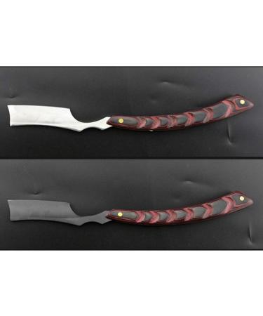 Buy Guvkeug Foldable Wooden Handle Scraper Razor Stainless Steel Blade for Hairdressers & Men | Premium Hair Cutting Tools - Buy Online on GoSupps.com