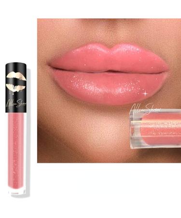G n rique Interookie Matte Lip Glaze Bling Matte Lip Color Lipstick Crystal Diamond Fine Glitter (204)