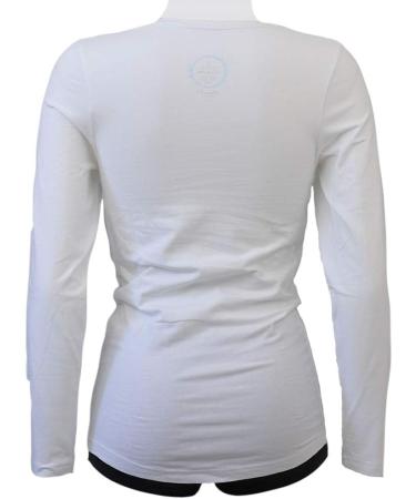 ANNAPS Women's White Diabetes Long Sleeve T-Shirt with Insulin Pump Pockets - Size L - Buy Online on GoSupps.com