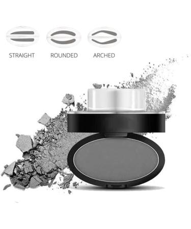 Deluxe browpro stamp set Eyebrow Powder Waterproof Eyebrow Stamp Powder Seal Perfect Nature Eye Brow Powder Tinting Coloring Kit Delicate Shape Waterproof Eye Brow Stamp Powder (BLACK STRAIGHT) - Buy Online on GoSupps.com