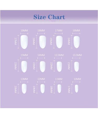 False Nails Short Sharp Full Cover Glue Included Glitter Leopard Print Press on Nails 24 Pieces Nail Art Tip with Box for Nail Salons and Women DIY Nail Art - Buy Online on GoSupps.com