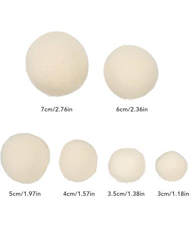 Eco-Friendly Wool Dryer Balls - Reusable Laundry Drying Balls Reduces Static & Wrinkles - Pack of 6 - Buy Online on GoSupps.com