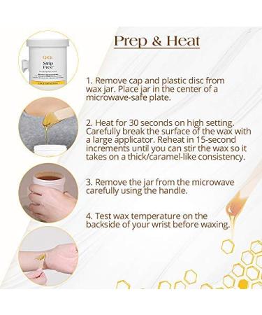 Gigi Spa Strip Free Microwave Hair Removal Wax - 8 oz (226g) | Smooth Skin Solution - Buy Online on GoSupps.com
