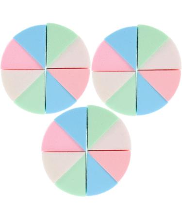 POPETPOP 12 Sets Triangular Sponge Puff White Foundation Wedge Shape Makeup Sponge Women Sponge Puff Sponge Makeup Sponge Triangle Puffs for Face Powder Girls Miss Cosmetic Emulsion - Buy Online on GoSupps.com