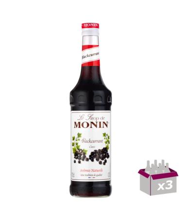 Pack of 3 Syrup - Blackcurrant - 1L