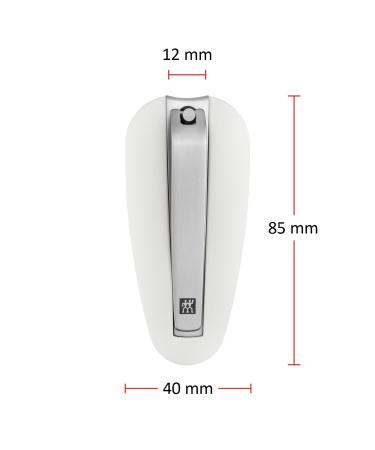 ZWILLING Premium Nail Clippers - Ergonomic Stainless Steel White 85mm with Collecting Container - International Shipping Available - Buy Online on GoSupps.com