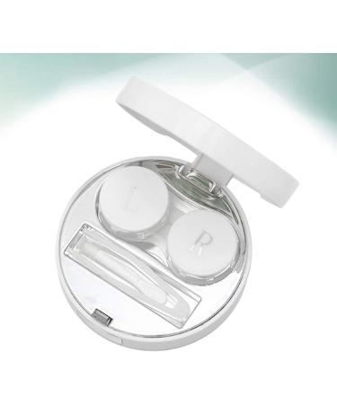 Exceart Marble Travel Container Kit for Contact Lenses Includes Case Tweezers Solution Bottle & Mirror Perfect for Women & Girls - Buy Online on GoSupps.com