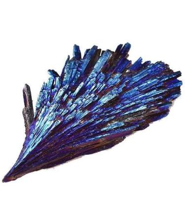 1pcs Blue Tourmaline Ore Rough Ornaments Crystal Stone Ornaments Handicraft Specimen Teaching Home Decoration Shape Random 5-10g Home Goods - Buy Online on GoSupps.com