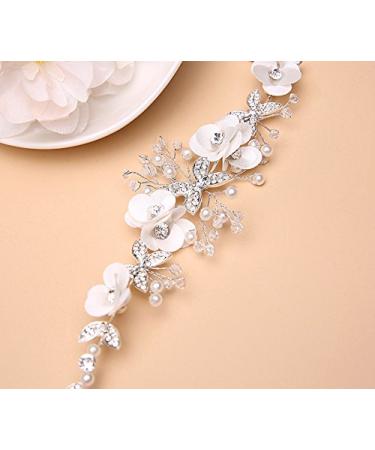 Rhinestone Bridal Flower Girl Headpiece | Wedding Headdress for Women & Girls - Buy Online on GoSupps.com