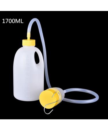Portable Urinals 1700ml Male Urinal Large Capacity with Urine Collector Tube Pot Care for Men Products for Men Women (Color : A) - Buy Online on GoSupps.com