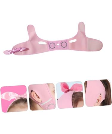 DOITOOL 1pc Thin Skin V Waist Binder Cute Belt Sash Belt Strap Double Chin Body Belt Reusable -lift Strap Chin up Graphene Printed Sheet Lifting Belt Pink - Buy Online on GoSupps.com