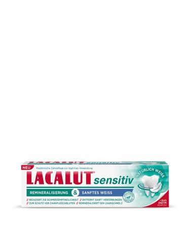 Buy Lacalut Sensitive Remineralization & Gentle White Toothpaste 75ml | Reduces Sensitivity Removes Discoloration Enamel Care | International Shipping Available - Buy Online on GoSupps.com
