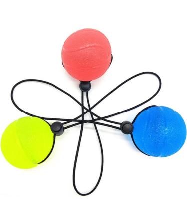 Buy Homsfou Fitness Equipment - 3-Stage Handle Ball & Finger Training Device | Strengthen Grip & Improve Hand Power - TPE 20x5cm - Set of 3 Yellow - Buy Online on GoSupps.com