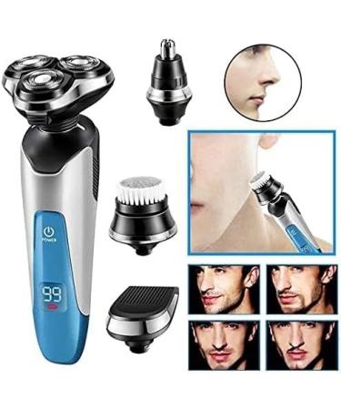 GeRRiT Electric Razor for Men - Waterproof Cordless Rotary Shaver with Beard Trimmer & LED Display - Perfect for Travel | USB Rechargeable - Buy Online on GoSupps.com