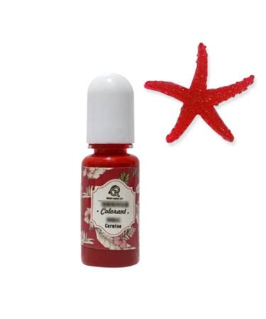ARDORAN EPOXID HARZ Pigment DIY Transparent & Perling Gloss Epoxy Hharz Color Concentrated Harz Color Pigment Liquid Harz dye for handicrafts jewelry production 10G Rouge