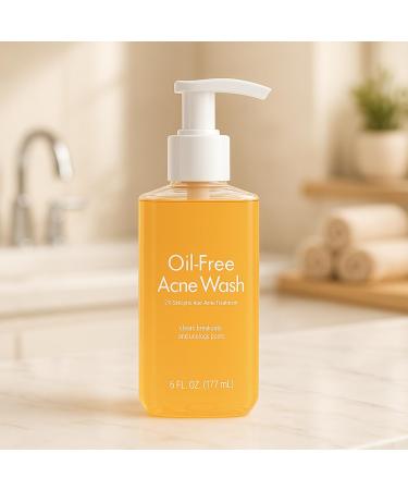 Oil-Free Facial Gel for Daily Use Gentle Foaming Face Cleanser with Smooth Gel Texture Rinse-Off Formula for Fresh Skin Feel 6 fl oz Tube - Buy Online on GoSupps.com