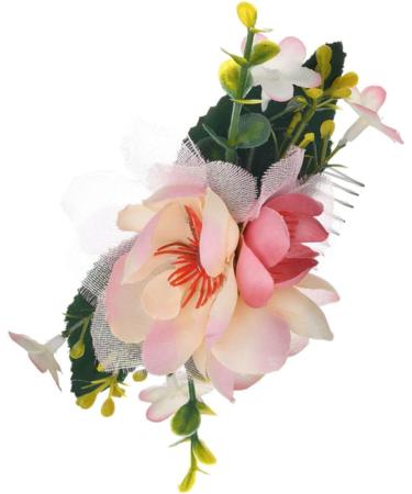 Ipetboom 1pc Wedding Crown Bridal Hair Comb Hair Comb Clip Wedding Hair Decoration Hair Pin Fabric Flower Comb Tiara Hair Fork Wedding Hair Comb Hair Clips Hair Accessories Bride Flowers - Buy Online on GoSupps.com