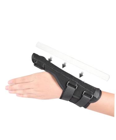 Yardwe Thumb Protector & Stabilizer Sleeve for Carpal Tunnel - Aluminum Shield Support for Hand & Thumb (24x9.5x1cm) - Black - Buy Online on GoSupps.com