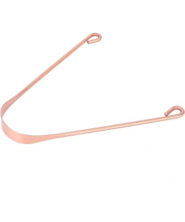 Tongue Scraper - Copper U-Shaped Design for Bad Breath Removal | Durable Oral Hygiene Tool | Easy Cleaning Tongue Cleaner - Buy Online on GoSupps.com