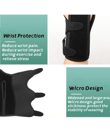 IEKEODI Adjustable Wrist Brace for Carpal Tunnel Relief | Night Support for Arthritis Tendonitis & Sports Injuries | Black - Buy Online on GoSupps.com