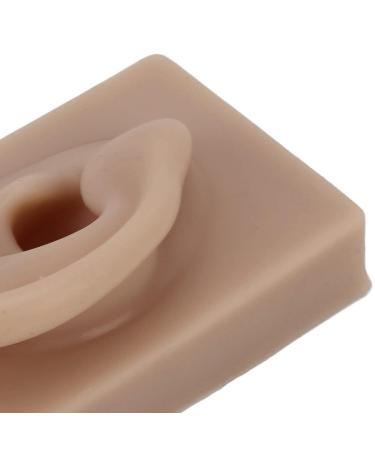 Flexible Reusable Simulated Human Ear Model - Right Ear for Earrings Display & Acupuncture Training (Brown) - Buy Online on GoSupps.com