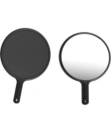 Round Salon Mirror with Non-Slip Handle | Professional Hairdresser Tool | International Shipping - Buy Online on GoSupps.com