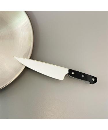 Knife Hair Clip Women's Fashion Punk Hair Clips Accessories Girls Cosplay Party Acrylic Cosplay Halloween Party Hair Accessories for Women Girls - Buy Online on GoSupps.com