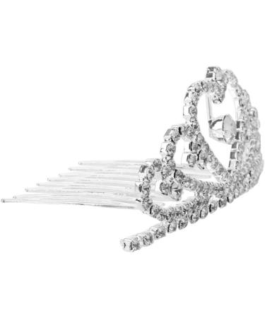 FRCOLOR Girl Combs for Prom Mini Rhinestone Hair Comb Headpiece Kids Comb Girl with Combs Kids Tiara Comb for Girls Headdress Child Crown - Buy Online on GoSupps.com