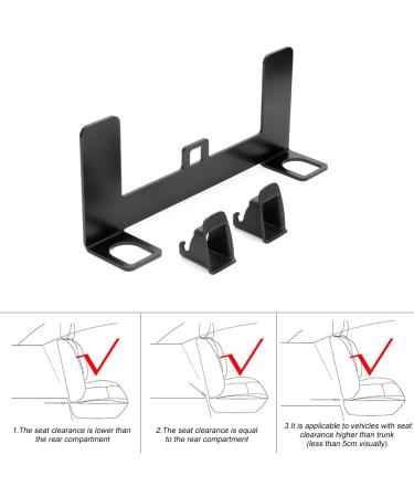 Sunydog ISOFIX Fastening Kit | Universal Child Seat Restraint Anchors | Safe ISOFIX Belt Connectors - Buy Online on GoSupps.com