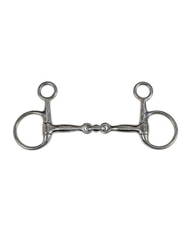 Royal Steel Anatomic Baucher snaffle double-jointed stainless steel Baucher bit three-part B-bit mouthpiece 13 mm 12.5 cm - Buy Online on GoSupps.com