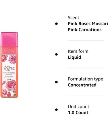 KIFRA PINK Concentrated Laundry Fragrance 200ml - Long Lasting Scent for 80 Washes - Buy Online on GoSupps.com
