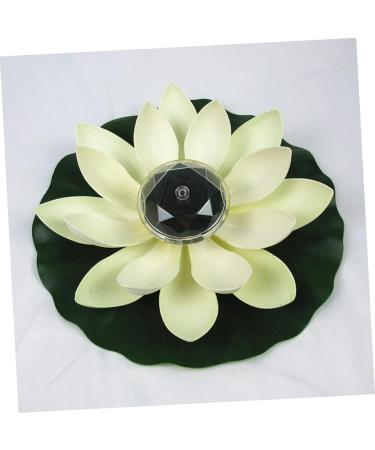 Artificial Outdoor Plants Garden Fountain Water Lily Light Flower Decorations Decoration Lights Outdoor Pool Decoration Light Outdoor Flower Lights Solar Powered LED Night Light (As Shown) - Buy Online on GoSupps.com