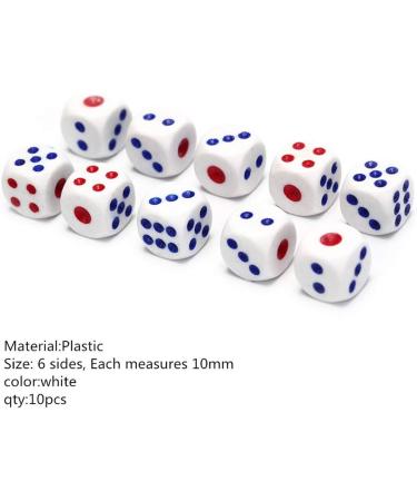 Jumbo Inflatable Dice 2-Pack - Outdoor and Indoor Fun with Giant Inflatable Dice Set and 10 Pc Dice - Ideal for Ludo, Pool Parties, and Broad Games - Buy Online on GoSupps.com