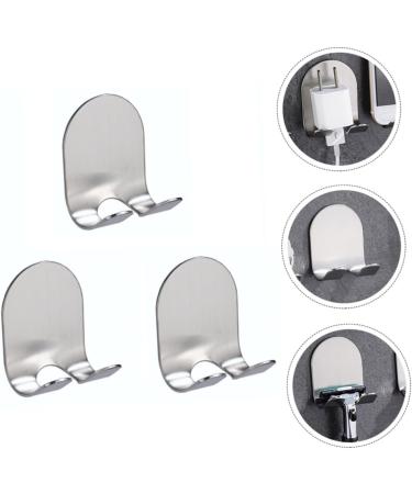 Cabilock Stainless Steel 3-Stage Shaver Holder & Hooks - Durable Razor Rack & Plug-Robe Tool for Men - No Damage Wall Stickers - Buy Online on GoSupps.com