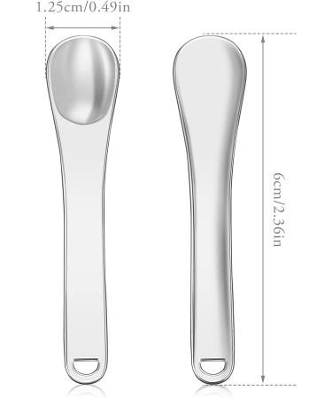 WLLHYF Mini Metal Makeup Spatula Skin Care Cosmetic Spoon Reusable Applicator Beauty Scoop for Facial Cosmetic for Face Mask Cream Lotions Moisturizers 1 Gold+1 Silver+1 Rose gold - Buy Online on GoSupps.com