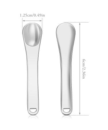 Mini Metal Makeup Spatula Set - Reusable Applicator for Facial Cosmetics - 3 Pack (Gold, Silver, Rose Gold) - Buy Online on GoSupps.com