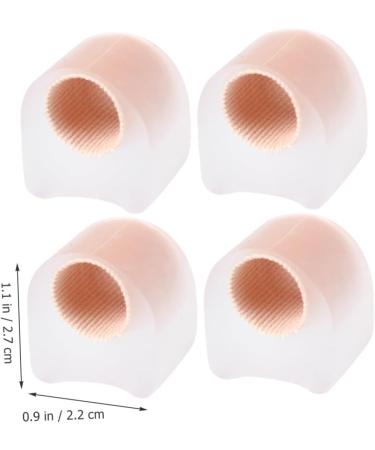 Lurrose 2 Pairs Silicone Gel Toe Spacers & Bunion Protector Sleeves - Multipurpose Fiber Tool for Men, Small Toes Separators - 2.7x2.2cm - Buy Online on GoSupps.com