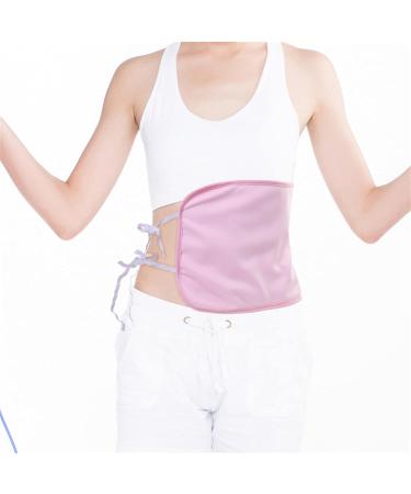 Jiuqing Castor Oil Pack - Reusable Adjustable Waist & Thyroid Relief - Soft Elastic Pink for Sleep Aid & Liver Health - Buy Online on GoSupps.com