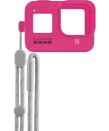 GoPro HERO8 Black Electric Pink Case + Lanyard - Official Accessory for Ultimate Protection - Buy Online on GoSupps.com