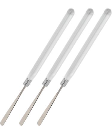 Makeup Spatula Stainless Steel Easy Clean 3 Pieces Nail Gel Spatula for Color Mixing for Nail Art - Buy Online on GoSupps.com
