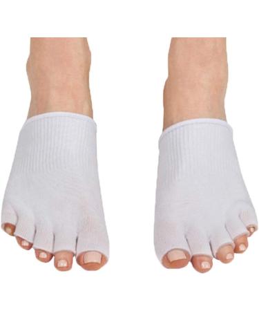 Xilinshop Spa Socks - Comfy Gel Moisturizing Socks for Foot Spa Relaxation & Cracked Skin Care | Open Toe Soft Separator - 1 Pair - Buy Online on GoSupps.com