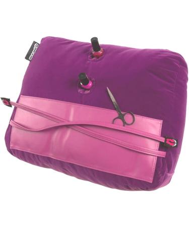 Manicure Cushion Pedicure Pillow Nail Arm Rest Foot Care Purple Velvet - Buy Online on GoSupps.com