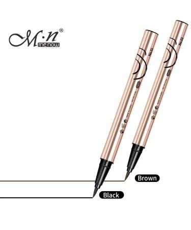 Menow Long Lasting Waterproof Liquid Eyeliner Pencil - Sweat Resistant Smudge Proof Black Liner - Buy Online on GoSupps.com