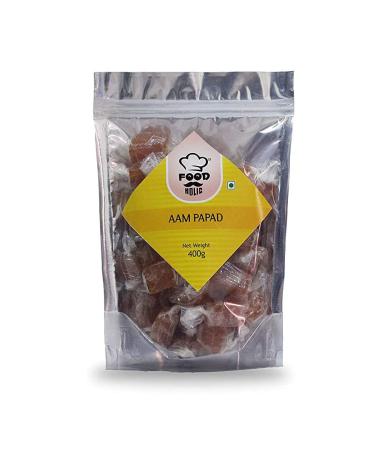 Foodholic Aam papad Premium Khatta Mitha Aam Papad Slice Bar (400 Gm)_Packing May Vary