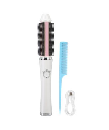 Cordless Hair Curler Brush Prevent Static Anion USB Rechargeable Electric Comb Hair Straightener for Various Hair Types