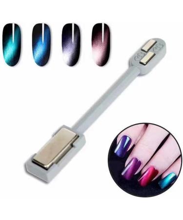 lmoikesz Nail Magnets Stick Cat Eyes Double-Headed Manicure Tool Multi-function Effect Powerful for Home Salon Studio Decor - Buy Online on GoSupps.com