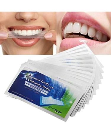 Arinda 14/7Pcs Gel Teeth Whitening Strips White Tooth Kit Oral Hygiene Care Strip for Teeth Veneers 1 Count (Pack of 1) 7pcs - Buy Online on GoSupps.com