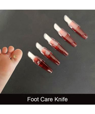 TorSor 5-Pack Corn Removal Tool for Feet - Stainless Steel Pedicure Knife for Callus and Corn Removal - Foot Skin Remover and Nail Cuticle Trimmer - Buy Online on GoSupps.com